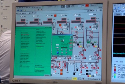 systém na testovanie elektrárne v Mochovciach 