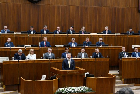 Prezident SR Peter Pellegrini vystúpil v NR SR so správou o stave Slovenskej republiky