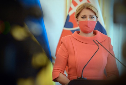 Prezidentka Zuzana Čaputová a ukrajinský prezident Volodymir Zelenskyj