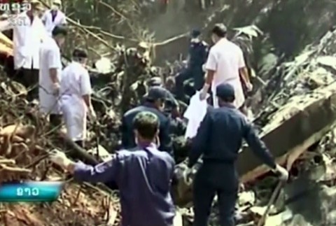 Laos - havária lietadla 2