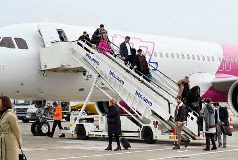Wizz Air spustil prvým letom linku Bratislava - Košice