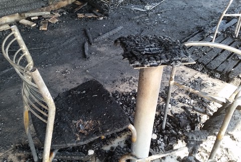 Požiar bufetu vo Veľkom Bieli 2