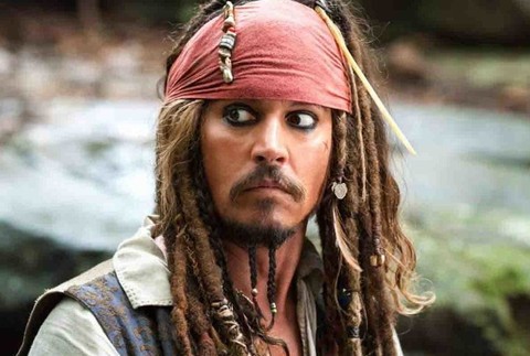 Johnny Depp ako Jack Sparrow