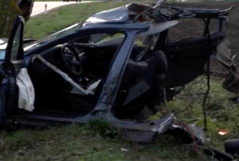 Vážna dopravná nehoda za obcou Hrubá Borša