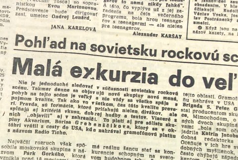 Exkurzia do histórie: O čom sa písalo 9. novembra 1989