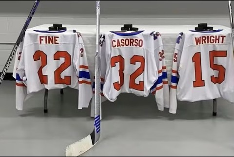 Dresy troch nebohých hokejistov