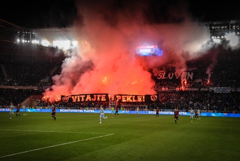 Belasí rozniesli Spartak Trnava 2:0. Fanúšikovia dali jasne najavo, kto je tu doma