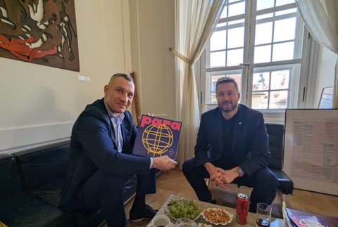 Bratislavu navštívil starosta Kyjeva Vitalij Kličko (2)