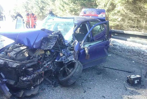 nehoda pri Oravskom Podzámku