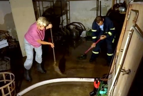 Povodne v Dunajskej Strede a Veľkom Mederi