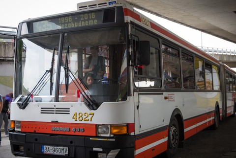 Bratislava rozlúčková jazda Ikarus 3
