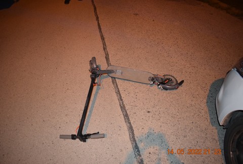 Nehoda kolobežkára