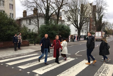 Ondrej Kandráč, Erika Kandráčová, Londýn, priechod pre chodcov
