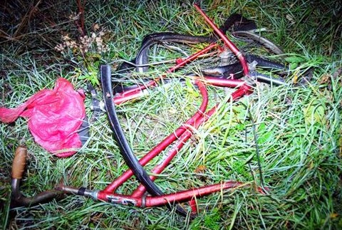 Topoľníky nehoda cyklisti octavia 2