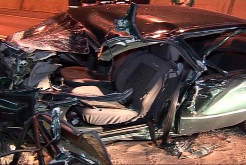 smrtelna nehoda v tuneli branisko na kamere 1