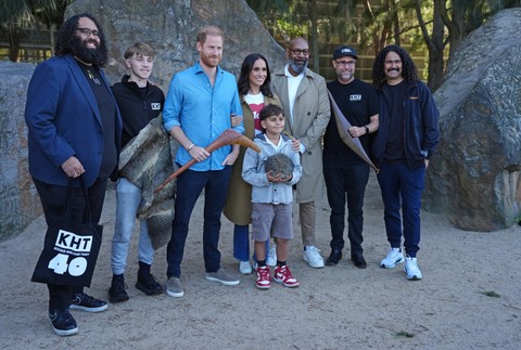 Harry a Meghan v Austrálii