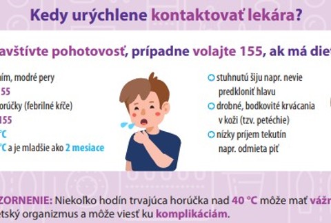 Manuál horúčky u detí_kedy volať zdravotnú pomoc
