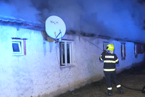 Požiar domu v osade Jareček 2