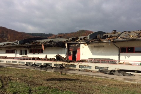 Požiar v Považskej Bystrici