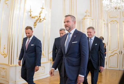 Stretnutie predsedov koaličných strán s prezidentom Petrom Pellegrinim