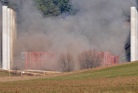 Kurimany, pád mosta