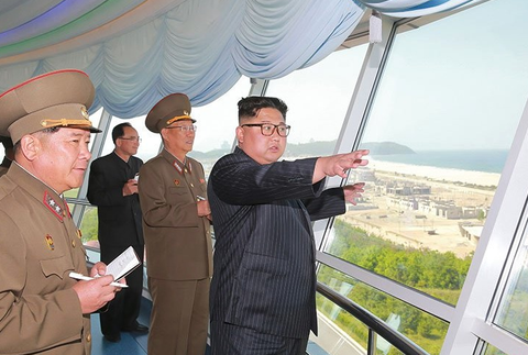 Kim Čong-un na kontrole svojho rezortu