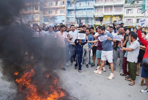 Protest v Nepále