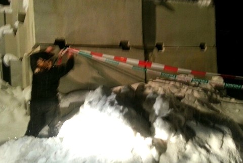 Pád strechy Levoča sneh