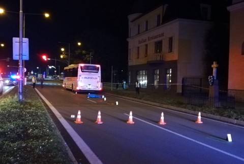 autobus zrazil chodca Michalovce (2)