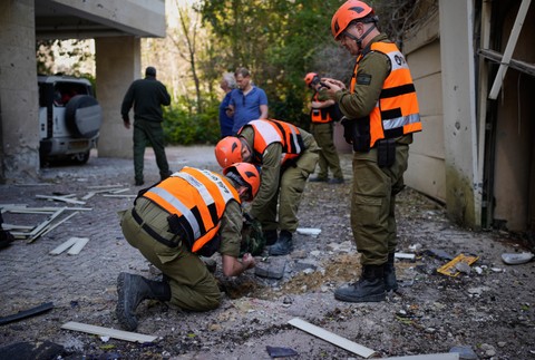 Raketový útok na Izrael