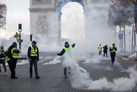 Protesty Francúzsko