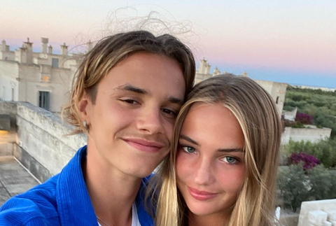 Romeo Beckham s priateľkou