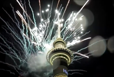 Auckland nový rok