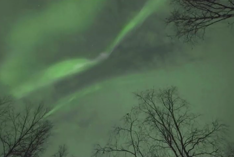 Fínsko rozžiarila polárna žiara