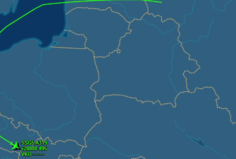 cesta lietadla na slovensko