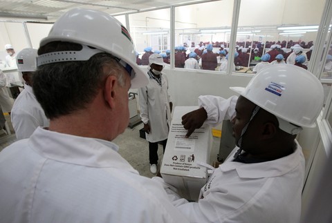 Andrej Kiska v Afrike