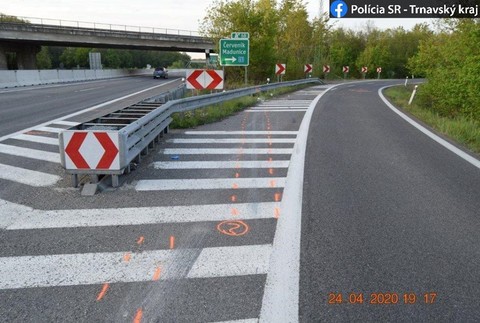 Na diaľnici D1 prišiel o život 57-ročný motocyklista 