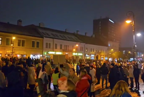 Protest v Košiciach