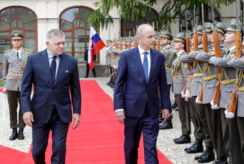 Írsky premiér Micheál Martin na Slovensku