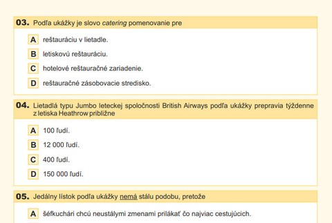 Testovanie 5 - Slovenský jazyk 