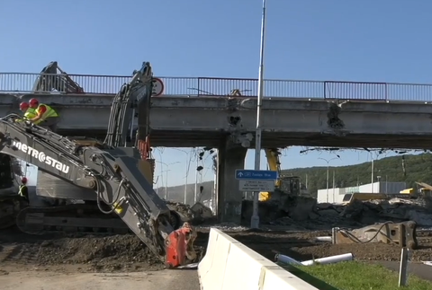 Havarijný stav mosta 3