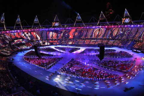 Londýn olympiáda oheň kruhy