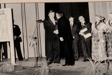 Pamätný záber starostu z knihy 