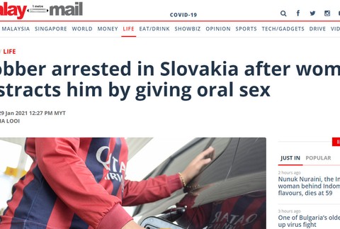 Takéto titulky si získal sexuálny incident zo Slovenska.