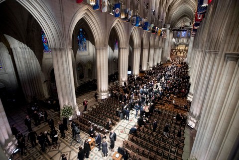 Posledná rozlúčka Georga Busha