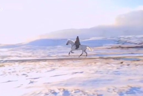 Kim Čong-un na koni