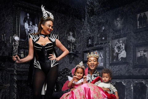 John Legend s rodinou