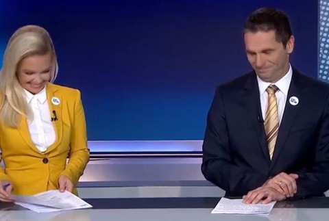 Výbuch smiechu v štúdiu