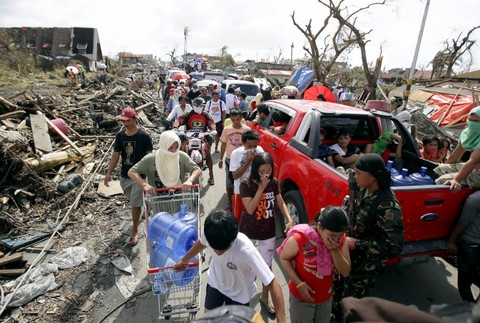 Haiyan tajfún ľudia