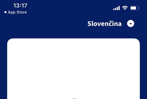 Potvrdenie stiahnutia aplikácie